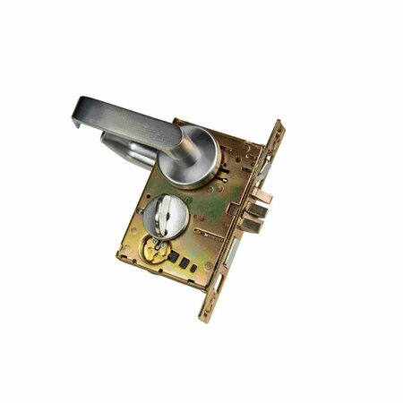Trans Atlantic Co. Right Handed Heavy Duty Mortise Lock with Entry Function Grade 1in Satin Chrome Finish DL-DXML53SSRH-US26D
